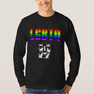 HBT Lesbisk Gay Bisexuell Transperson Stolthet Que T Shirt