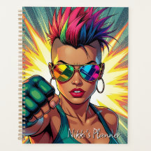 HBT-Lesbisk Mohawk Uppercut Pop Art