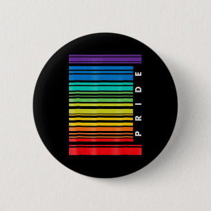 HBT-medvetenhet - Månadsstreckkod Pansexual Pride  Knapp