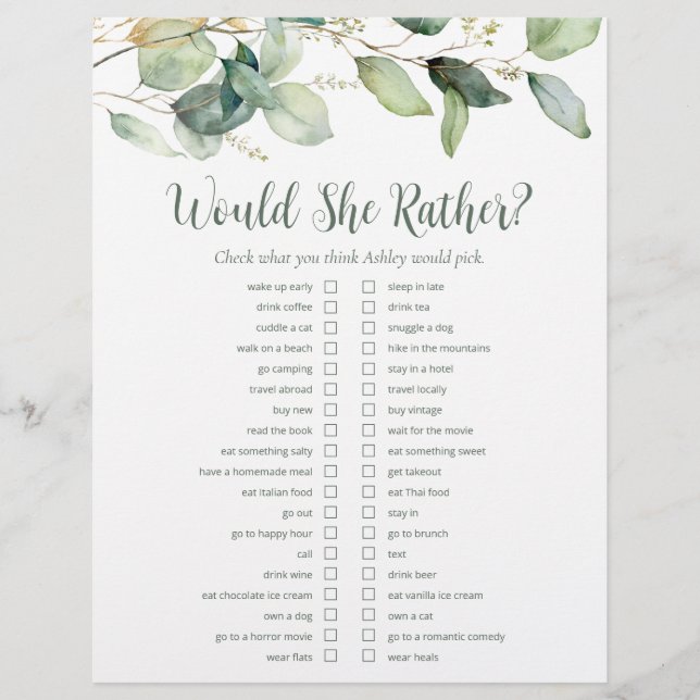 HBT-Möhippa Eucalyptus-spel Reklamblad (Framsidan)