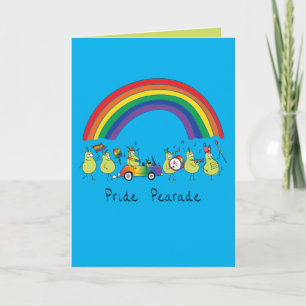 HBT-parentes gay pride Parad Kort