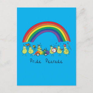 HBT-parentes gay pride Parad Vykort