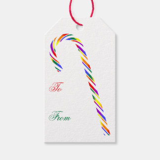 HBT+ Pride Candy cane Gift-Märkre Presentetikett