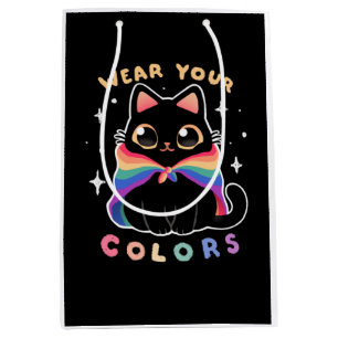 HBT-Pride Cat - Kawaii Rainbow Kattunge - Bära din