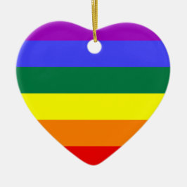 HBT-Pride Färg Julgransprydnad Keramik