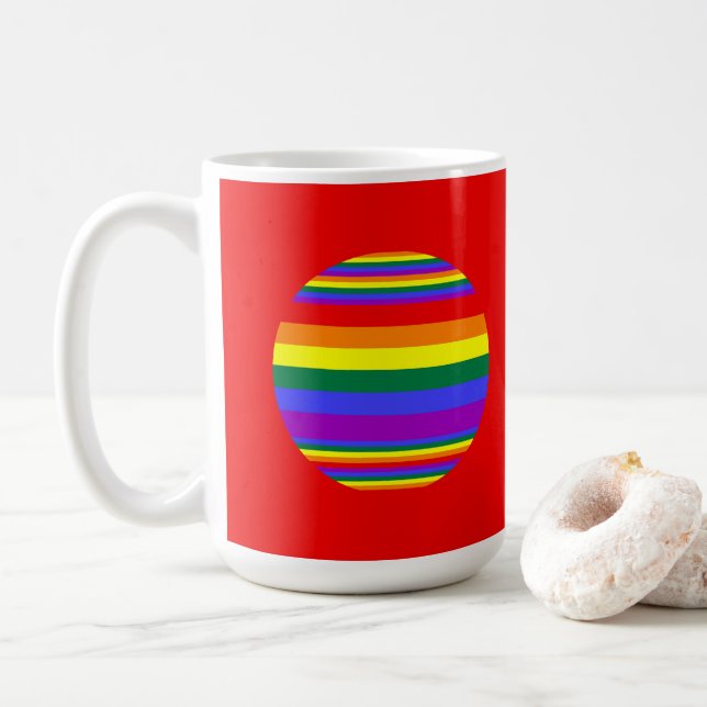 HBT-Pride Färg Kaffemugg (Med munk)