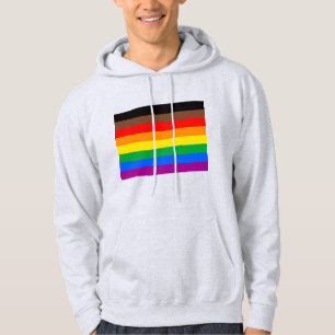 HBT-Pride Flagga (8 Rand) Hoodie