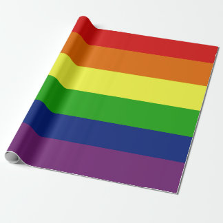 HBT-Pride Flagga Rainbow Gift-papper Presentpapper