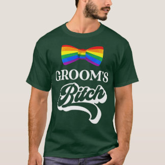 HBT-Pride Gay Bachelor Party Grooms EngagementT-S T Shirt