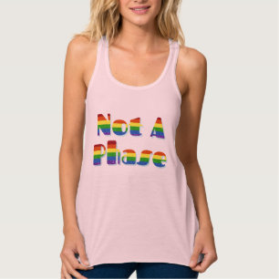 HBT-Pride Glitter inte en fas Linne Med Racerback