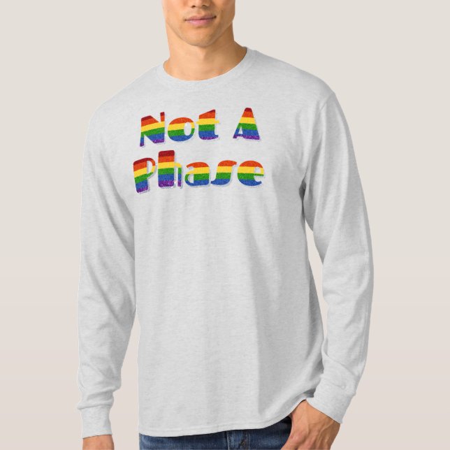 HBT-Pride Glitter inte en fas T Shirt (Framsida)