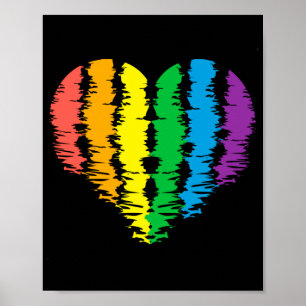 HBT+pride. Hjärtregn. Poster