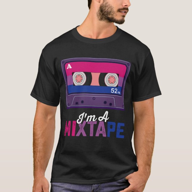HBT-Pride Im A Mixtape Cassette Bi T Shirt (Framsida)