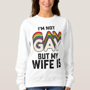 HBT-Pride Jag är inte Gay, men min fru är T Shirt