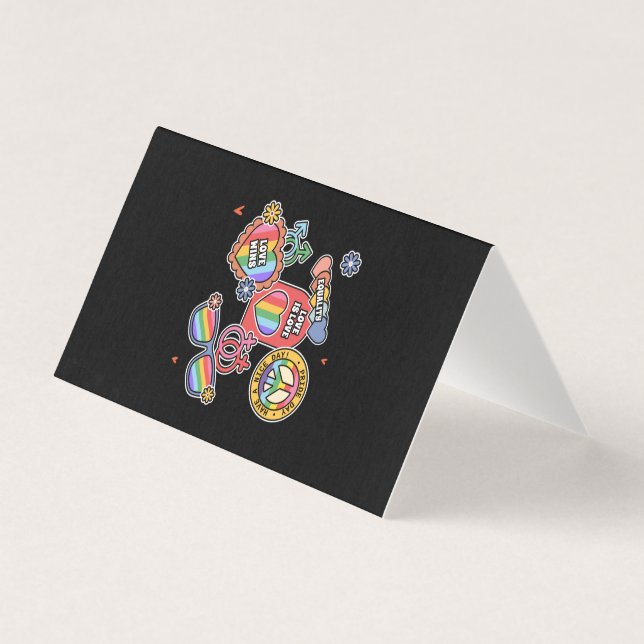 HBT+pride. Kärlek är kärlek, jämlikhet, Pridets da Kort (Framsida)