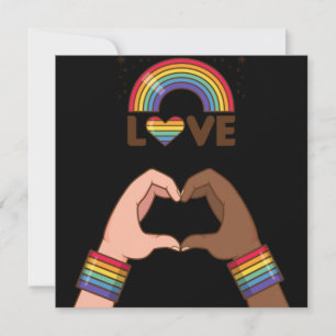 HBT+Pride. Kärlek regnbåge. Hjärtat. Poster
