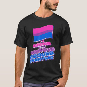 HBT-Pride Lesbisk Gay Man Bisexual Flagga T Shirt