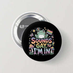 HBT-pride Ljud gay jag är i Knapp