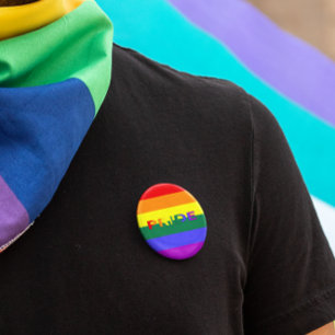 HBT-Pride och Pride för regnbåge, Flagga-bakåtknap Knapp