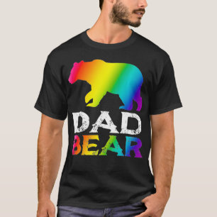 HBT-Pride Pappa Bear Gay Lesbisk Rainbow Far Da T Shirt