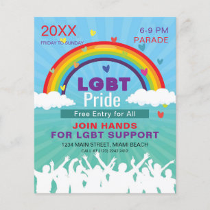 HBT-Pride Parad Flygblad