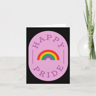 HBT-Pride pridet lycklig. Gay kärlek. Anteckningskort