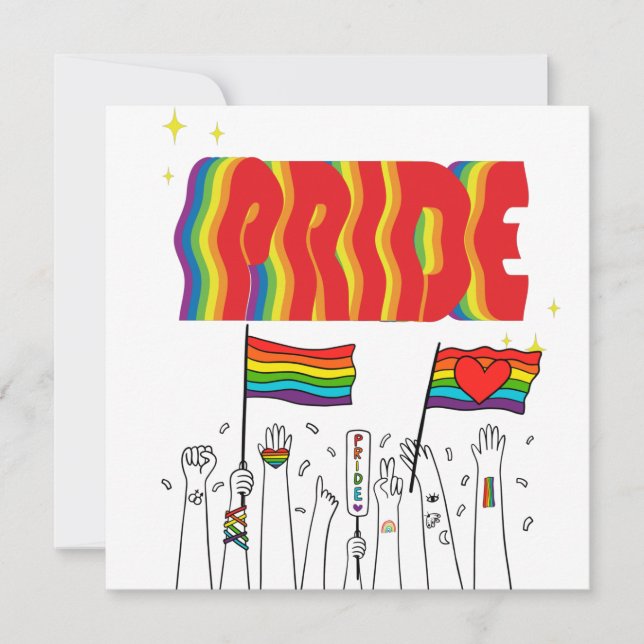 HBT+Pride. Queer-gay kärlek pride. (Framsida)