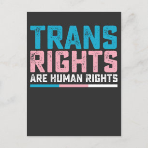HBT-Pride TransHöger är mänskliga Höger Inbjudan Vykort