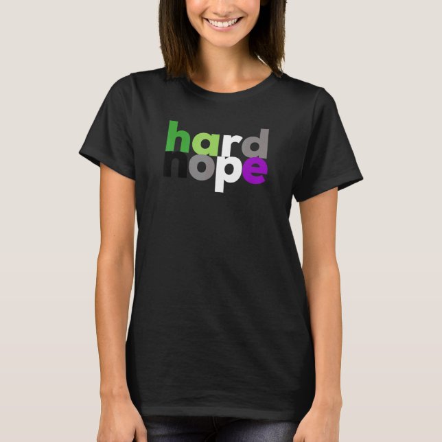HBT-Pridet Aro Ace Aromanti T Shirt (Framsida)