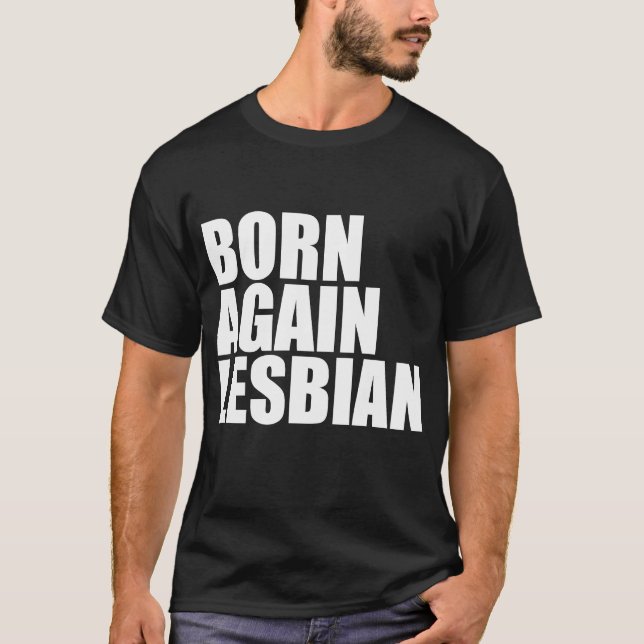 HBT-Pridet Born Lesbisk Rainbow Support Equa T Shirt (Framsida)