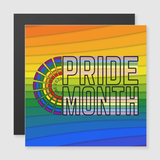 HBT-Pridet flagga Car Magnet (Fram/baksida)