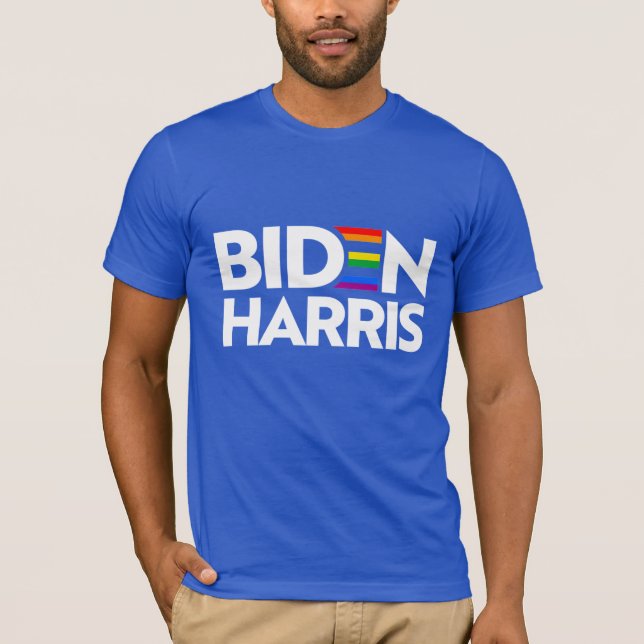 HBT-Pridet för Biden Harris T Shirt (Framsida)