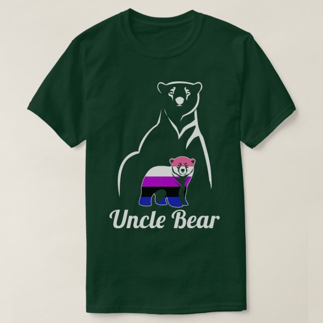 HBT-Pridet Genderfluid  Flagga T Shirt (Design framsida)