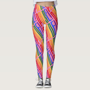 HBT-Pridet Kärlek är Kärlek Equality Rainbow Flagg Leggings