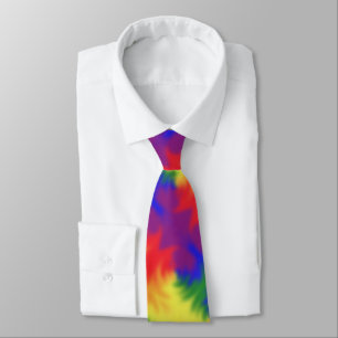 HBT-Pridet Rainbow Färger Abstrakt Art Modern Slips