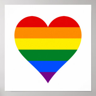 HBT-pridets hjärta poster