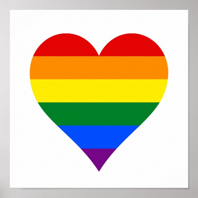 HBT-pridets hjärta poster (Framsidan)