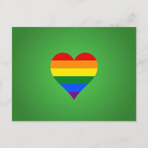 HBT-pridets hjärta Vykort