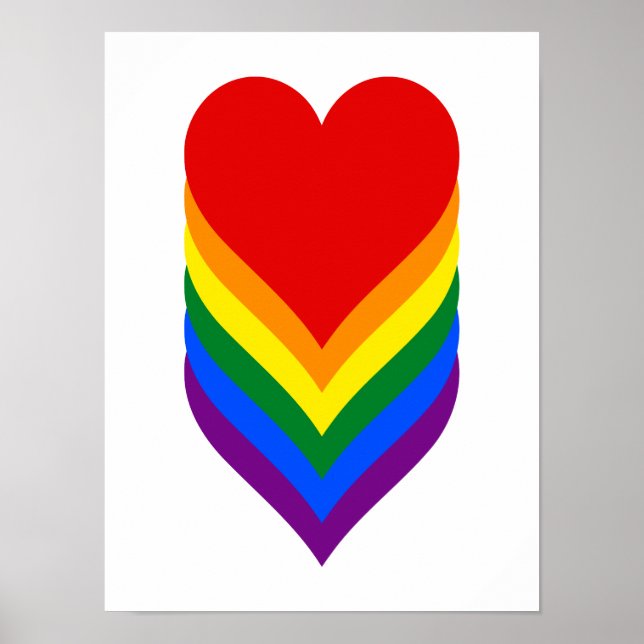 HBT-pridets hjärtan poster (Framsidan)