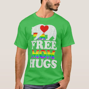 HBT-Pridets Mamma för kvinnor i fria Mamma Hugs T Shirt
