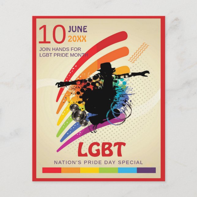 HBT-Pridets nationaldag Flygblad (Framsidan)
