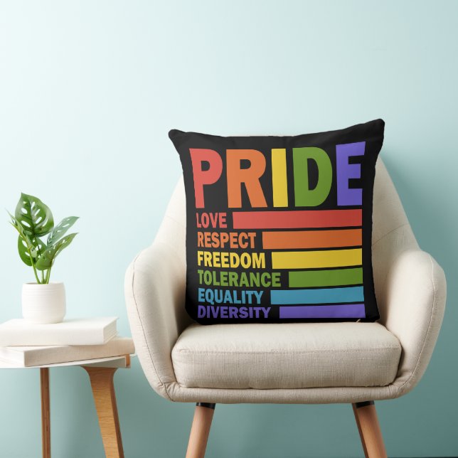 HBT-pronomånad LGBT Kudde (Stol)