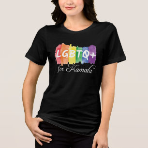 HBT-Q för Kamala Rainbow Gay pride Kvinnors T Shirt