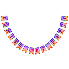 HBT-QIA - Gay pride | Kommer ut från Party Vimplar