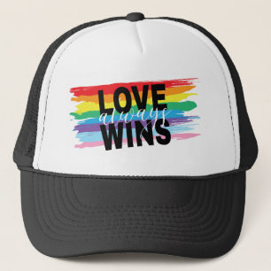 HBT QIA Kärlek vinner alltid, Pride, regnbåge Keps