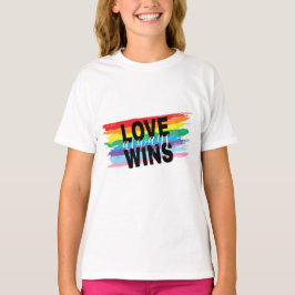 HBT-QIA Kärlek vinner alltid Pride T-Shirt för reg