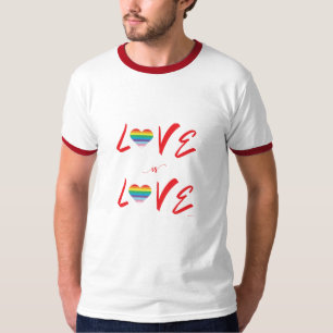 HBT-QIA Kärlek vinner alltid Pride T-Shirt för reg