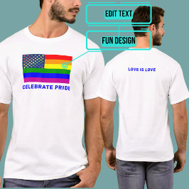 HBT-QIA-Pridet USA T Shirt