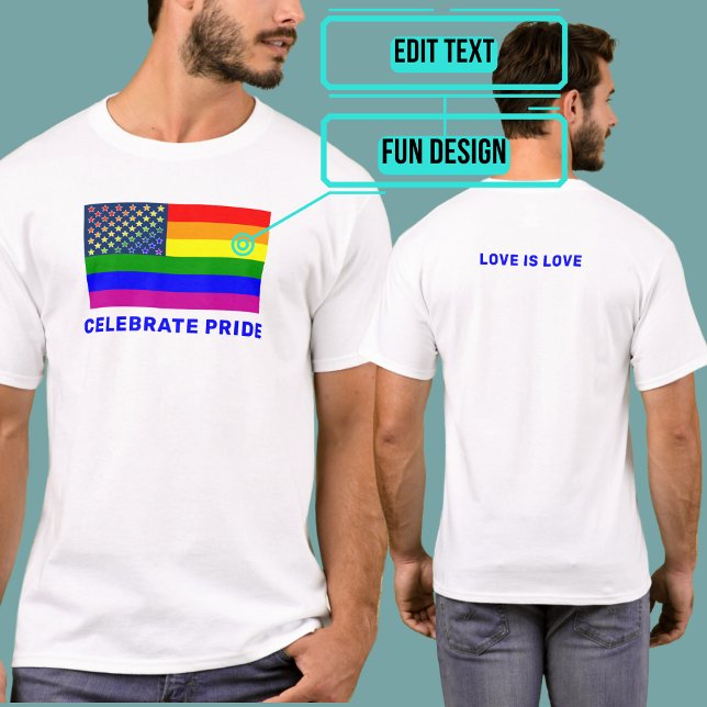 HBT-QIA-Pridet USA T Shirt (Please enjoy our design and see the others in the collection.)