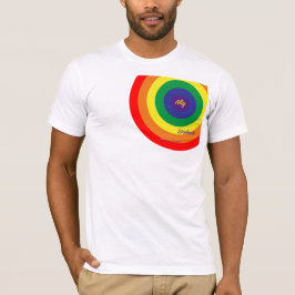 HBT Rainbow Färg Circles Personalize T Shirt